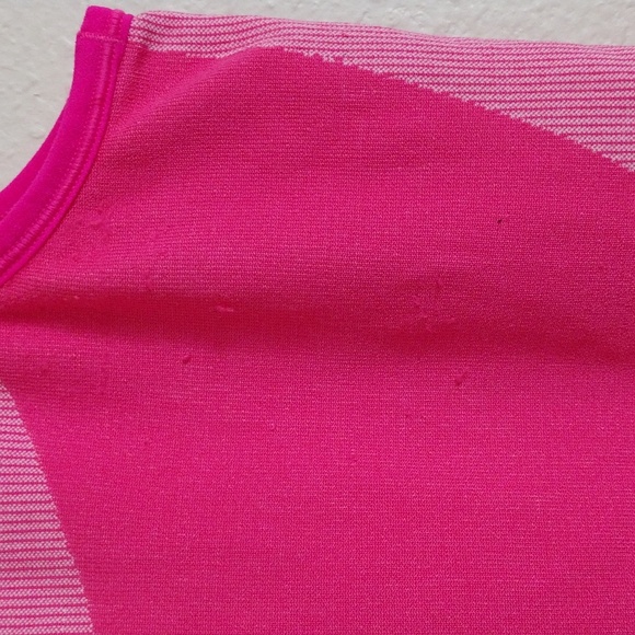 Adidas by Stella McCartney pink and white seamless tank top size large - Picture 16 of 16